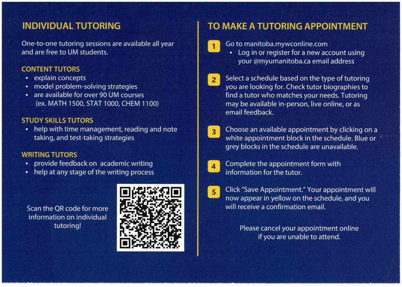 Infographic for one-to-one tutoring.